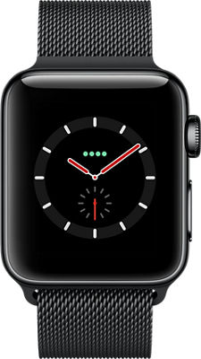 apple watch milanese loop black 38mm