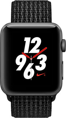 apple watch series 3 nike  42mm space grey
