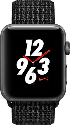 black nike apple watch series 3