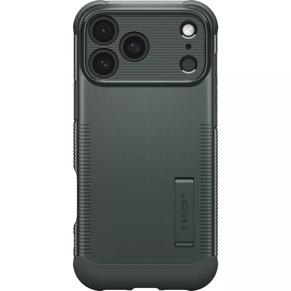 Spigen Slim Armor MagFit Case with Kickstand for iPhone 17 Pro - Abyss Green | Verizon