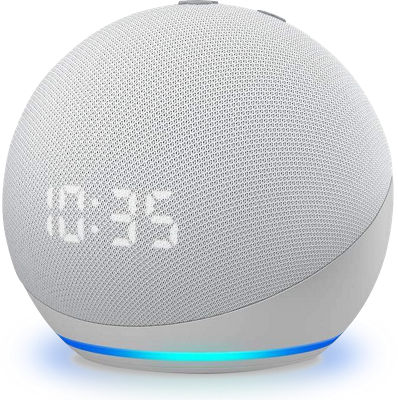 ▷ Chollo Altavoz inteligente Echo Dot con reloj por sólo 44,99