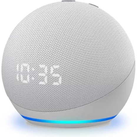 Altavoz inteligente  Amazon Echo Dot (4.ª gen.) con reloj y Alexa