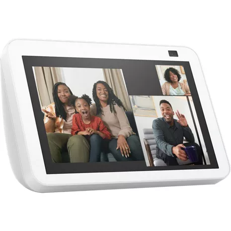 Echo Show 8 (2nd Gen) - Glacier White B084DC4LW6 - The Home Depot