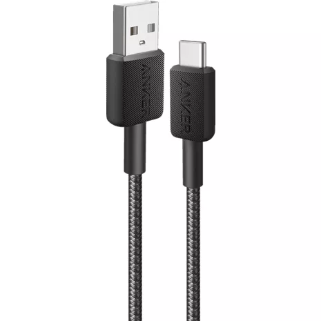 Anker 322 USB-A to USB-C 6ft Braided Cable