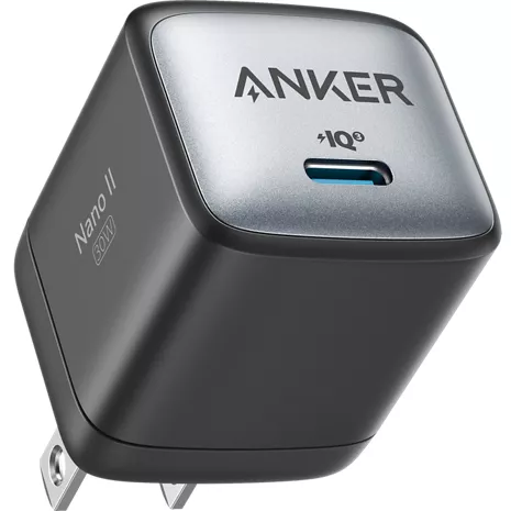 Cargador USB-C de 30 W para pared Anker Nano II, carga de alta velocidad