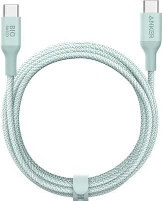 Verizon Braided Cable USB-C to USB-C,10ft, Eco-Friendly Fast