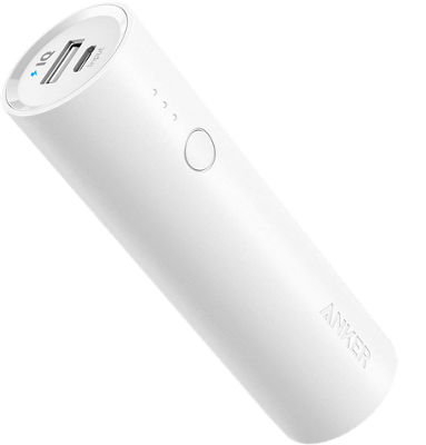 PowerCore 5000 Portable Charger - White