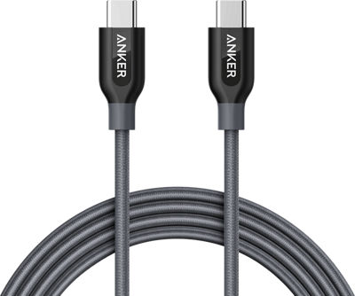 PowerLine+ USB-C to USB-C 2.0 6ft Cable - Gray