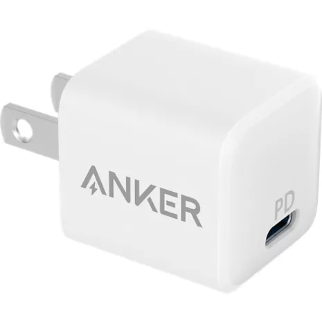 Anker Cargador de pared de carga rápida USB-C de alta velocidad Powerport  PD Nano de 20 W