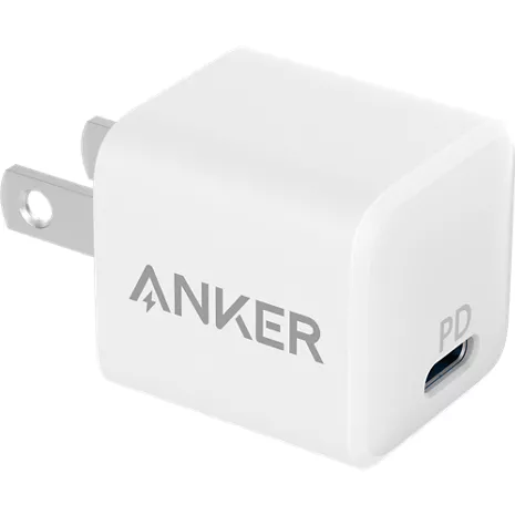 Anker Cargador de pared de carga rápida USB-C de alta velocidad Powerport PD Nano de 20 W