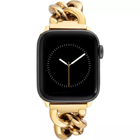 Anne Klein Correa de eslabones color oro para el Apple Watch con caja de 38/40/41 mm