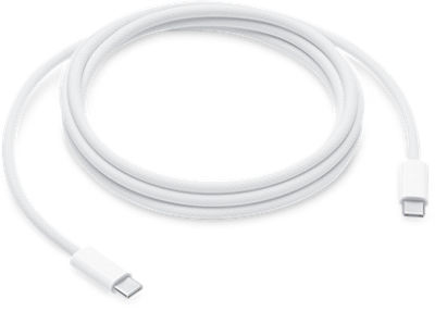 Cable USB C de 240 W trenzado 2M (48 V 5 A), entrega de energía  PD 3.0, carga rápida, cable USB C a USB C para Switch/MacBook Air2021/iPad  Pro2021/Dell XPS 13