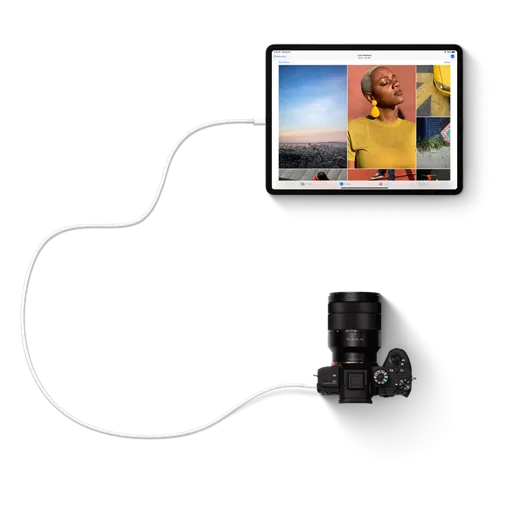 USB-C connection.