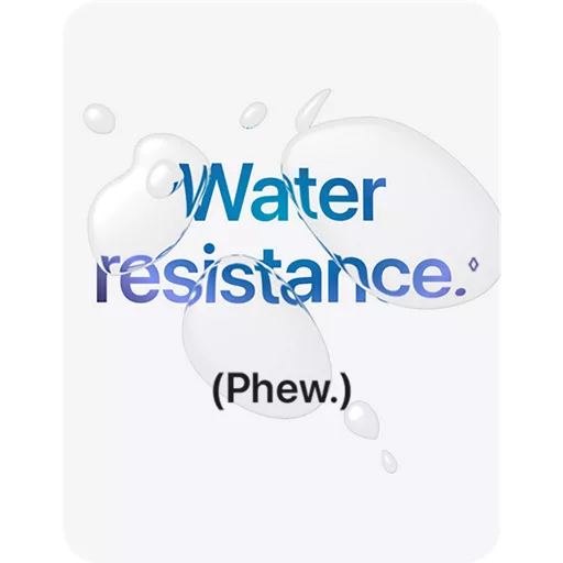 Water resistance