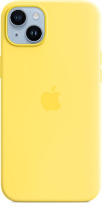 Silicone Case with MagSafe for iPhone 14 Plus - Canary Yellow