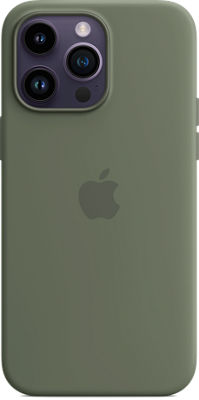 Silicone Case with MagSafe for iPhone 14 Pro Max - Olive