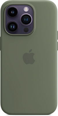 Silicone Case with MagSafe for iPhone 14 Pro - Olive