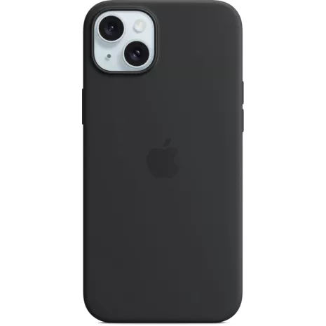 iPhone 15 Plus Silicone Case with MagSafe - Black - Apple