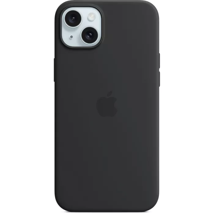 Apple Silicone Case with MagSafe for iPhone 15 Plus - Black | Verizon