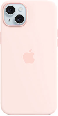 Carcasa de silicona con MagSafe para el iPhone 15 Pro Max - Rosado claro -  Apple (CL)