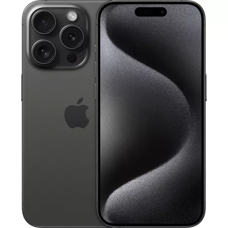 Apple iPhone 15 Pro Black Titanium image 1 of 7 
