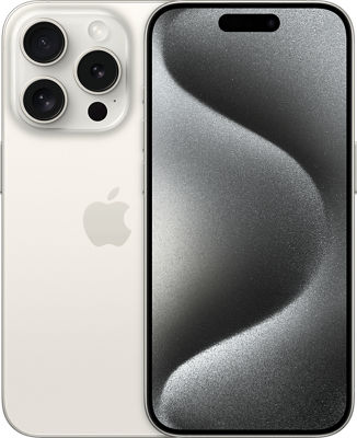 Apple iPhone 15 Pro - 1 TB - White Titanium - Verizon