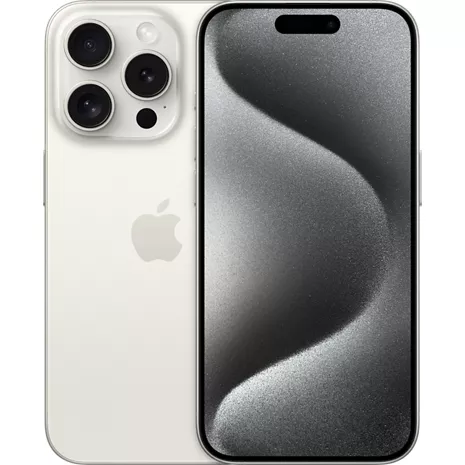 Apple iPhone 15 Pro (Certified Pre-Owned) White Titanium image 1 of 1 