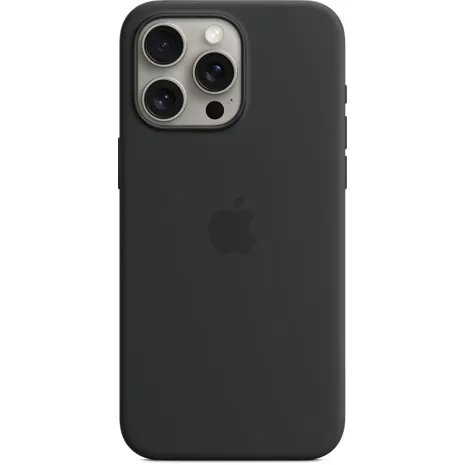 Funda de silicona Apple con MagSafe para iPhone 15 Pro Max - Ciprés