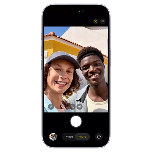 18MP Center Stage front camera. 