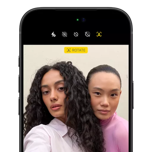 18MP Center Stage front camera