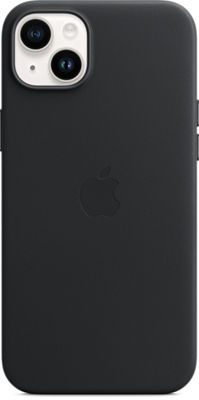 Apple - iPhone 14 Plus Leather Case with MagSafe - Midnight