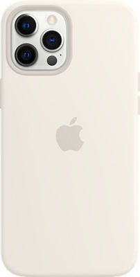 Funda de silicona con MagSafe para el iPhone 12 mini, Blanco