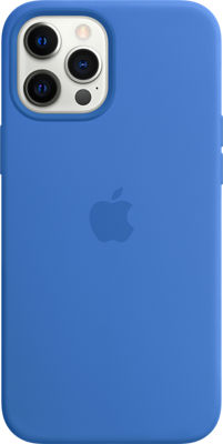 Funda con cuerda ajustable en el cuello color Azul - iPhone 12/ 12 PRO