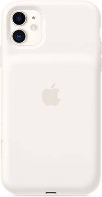Smart Battery Case with Wireless Charging for iPhone 11 – White