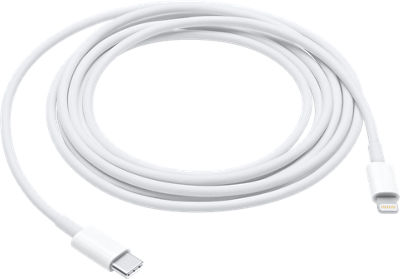 Apple 6.6' (2M) USB Type C-to-Lightning Charging Cable White MQGH2AM/A -  Best Buy