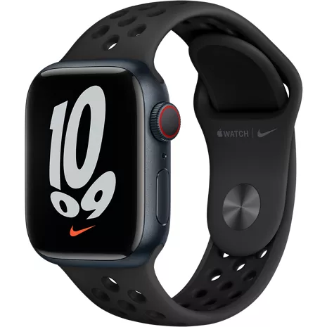 New Apple Watch Nike Series 7 GPS + Cellular, 45mm Midnight