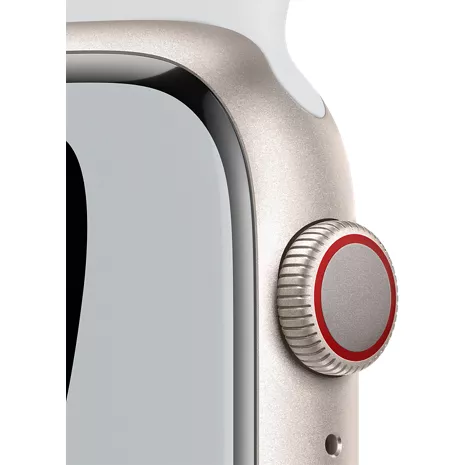 New Apple Watch Nike Series 7 GPS + Cellular, 45mm Starlight 