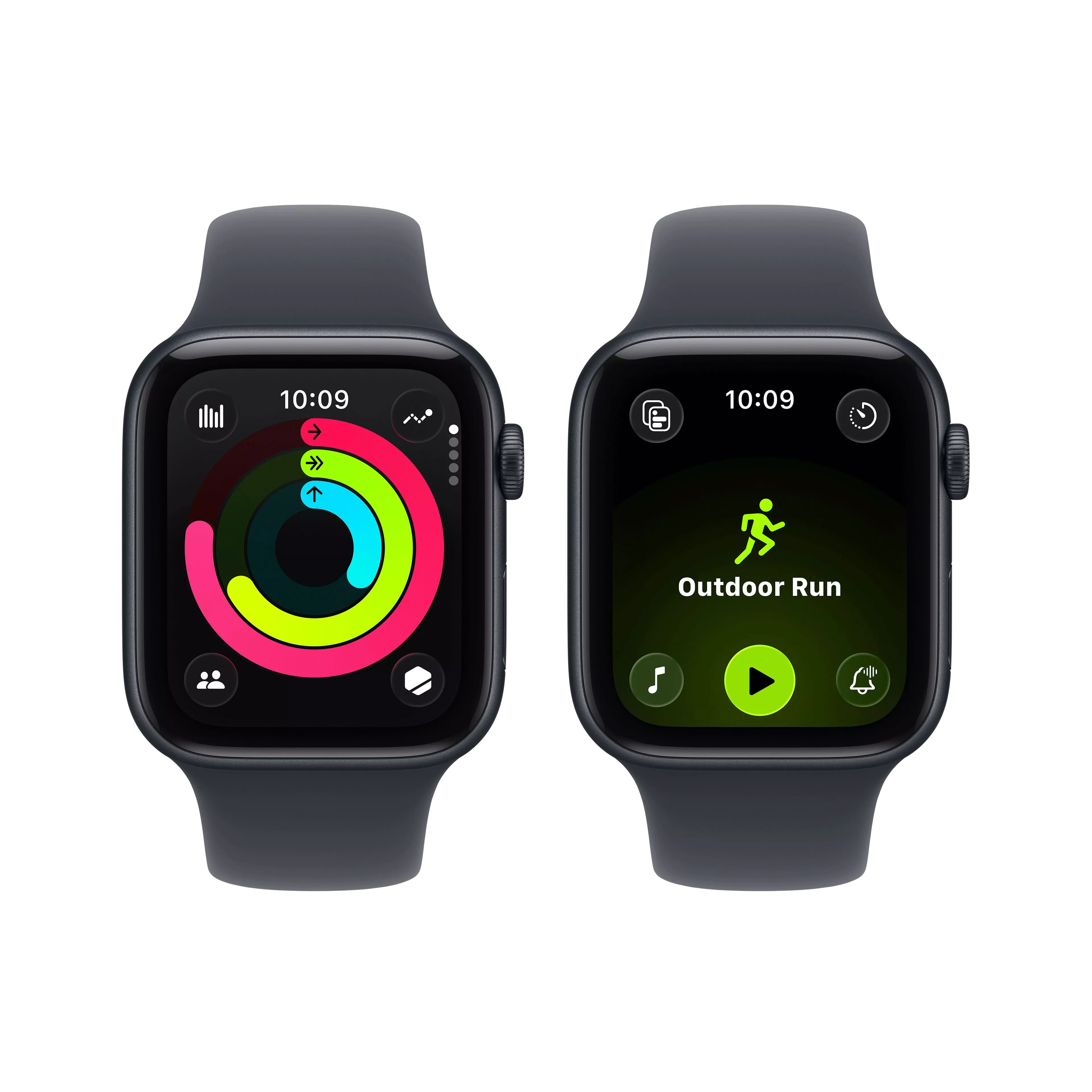 Apple Watch SE 3 GPS + Cellular 44mm Midnight Aluminum Case with Midnight Sport Band - S/M image 4