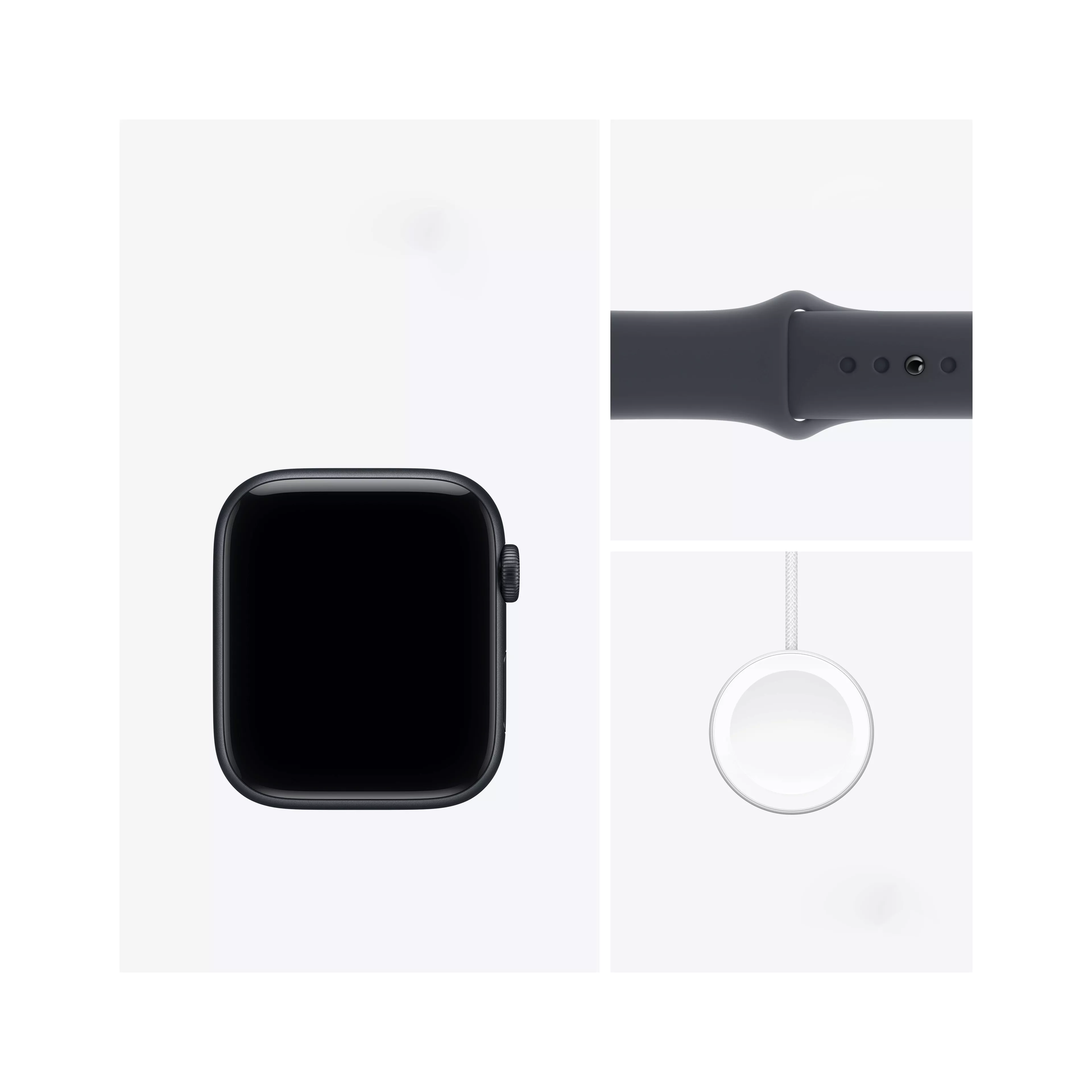 Apple Watch SE 3 GPS + Cellular 44mm Midnight Aluminum Case with Midnight Sport Band - S/M image 6