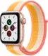 Apple Watch SE Gold Aluminum Case with Maize/White Sport Loop 40MM