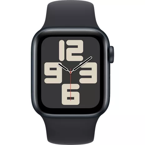 Apple Watch SE (2nd Gen) [GPS 44mm] Smart Watch w/Midnight Aluminium Case &  Midnight Sport Band 