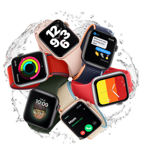 Apple Watch SE, Sport Band in Black, Aluminum  Shop Now