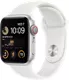 Apple Watch SE (2nd Gen) 40mm Silver Aluminum Case with White Sport Band - ML