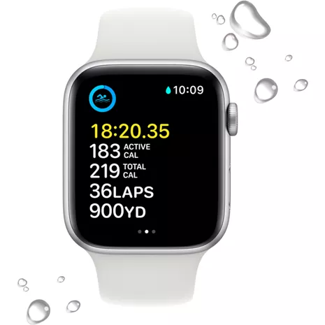 44mm white hot sale sport band