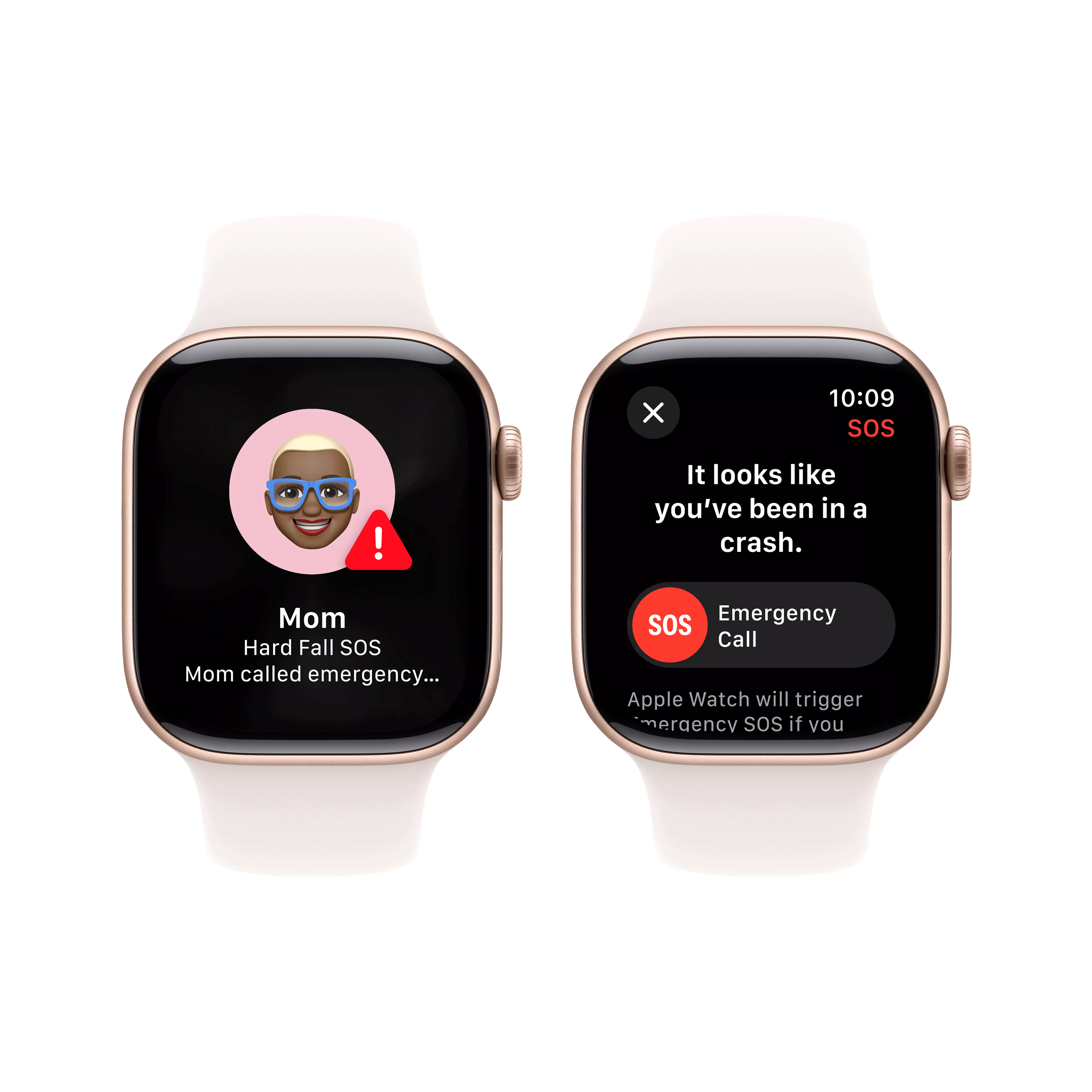 Apple Watch Series 10 42mm in Rose Gold Aluminum Case With Light Blush Sport Band - S/M (CPO - Great Condition) image 5