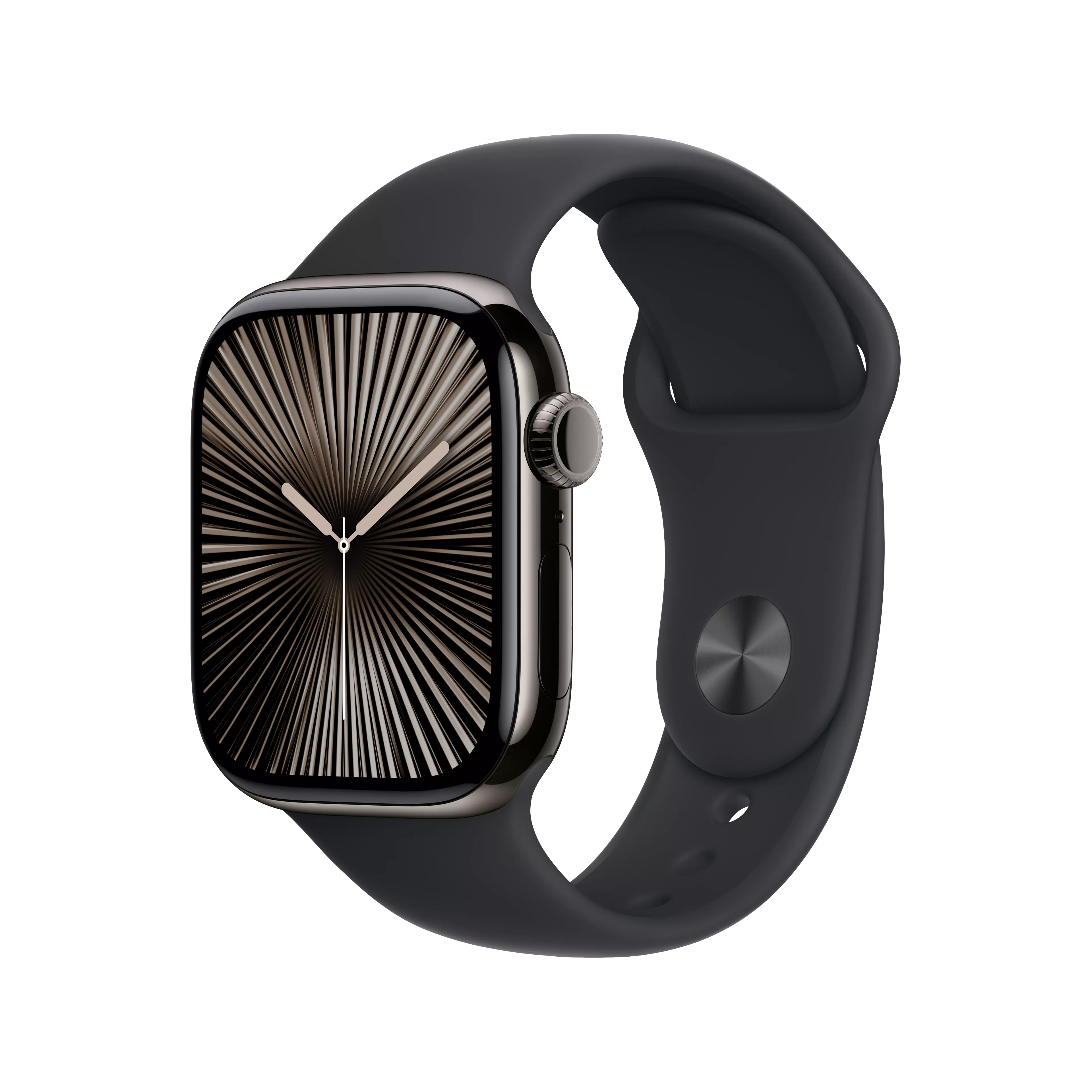 Apple Watch Series 10 46mm in Slate Titanium Case With Slate Milanese Loop - S/M image 1