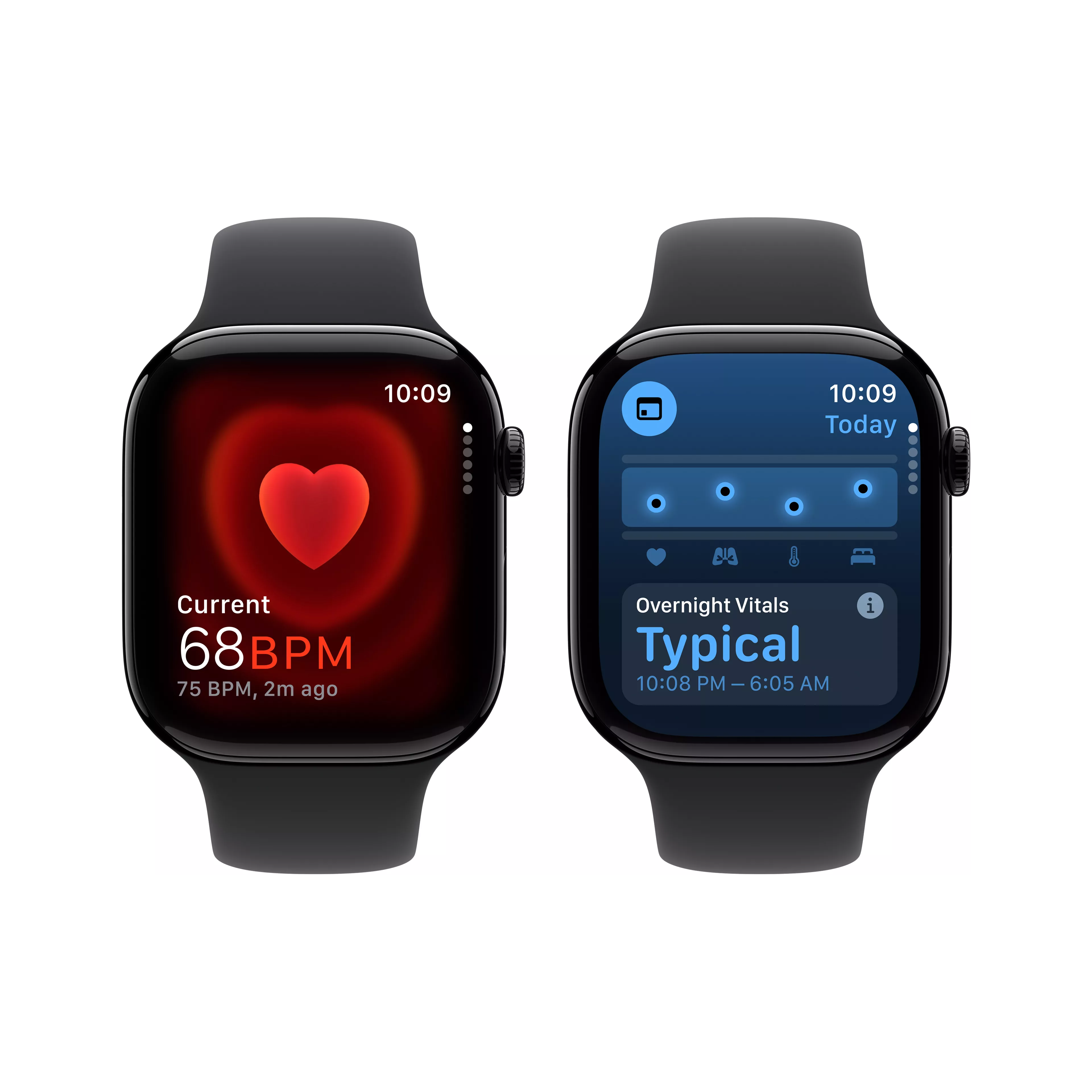 Apple Watch Series 10 46mm in Jet Black Aluminum Case With Black Sport Band - M/L image 4