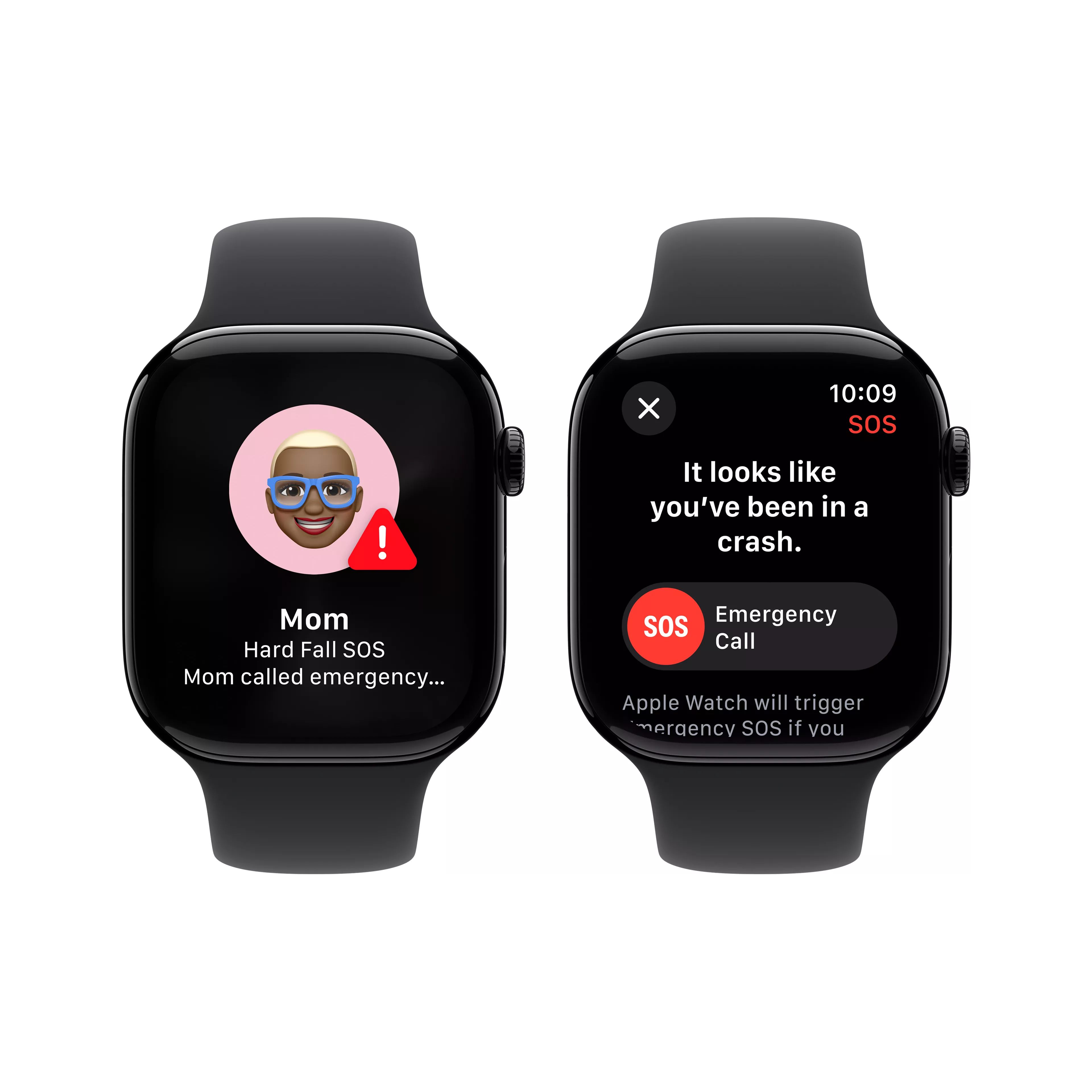 Apple Watch Series 10 46mm in Jet Black Aluminum Case With Black Sport Band - M/L image 5
