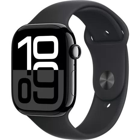 Apple Watch Series 10 (Certified Pre-Owned) Jet Black Aluminum image 1 of 1 