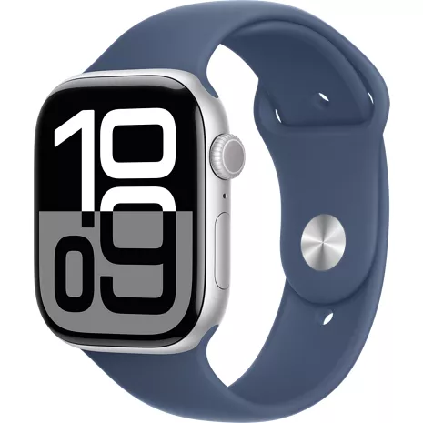 Apple Watch Series 10 (Certified Pre-Owned) Prepaid Silver Aluminum image 1 of 1 